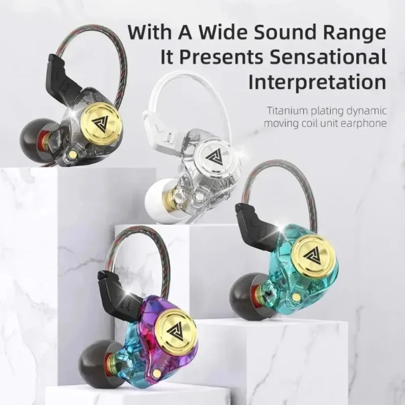 QKZ AK3 FiLe auriculares con cable con micrófono Monitor de música HiFi auriculares bajos auriculares con cancelación de ruido para auriculares deportivos para juegos