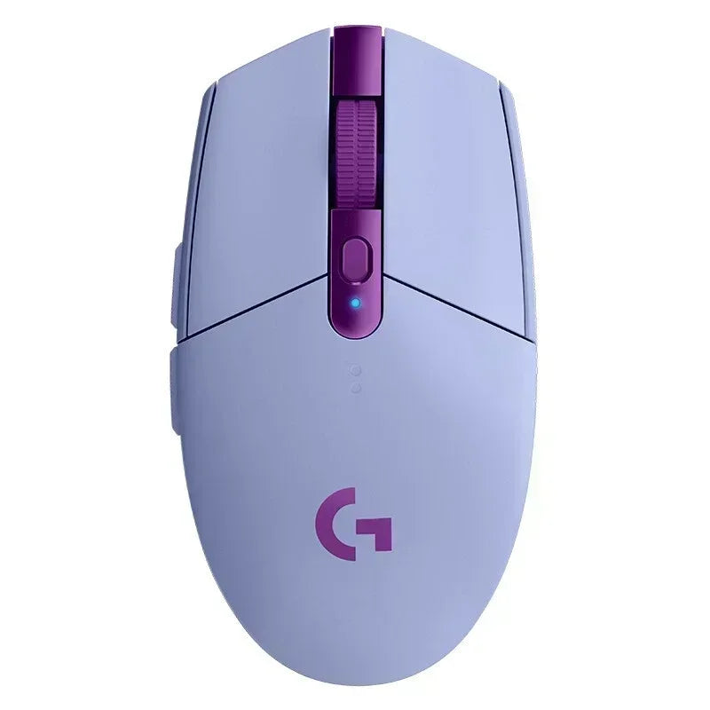 Ratón inalámbrico para juegos Logitech G304 de velocidad de luz Original, Sensor Hero 12K, 12000DPI, 6 Botones programables, Compatible con PC MacOS
