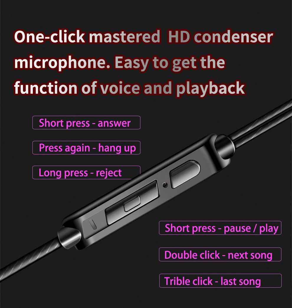 QKZ-auriculares AK6 SK7 con cable, dispositivo de audio con controlador de cobre, HiFi, con micrófono, deportivos, para correr, estéreo de graves, para música